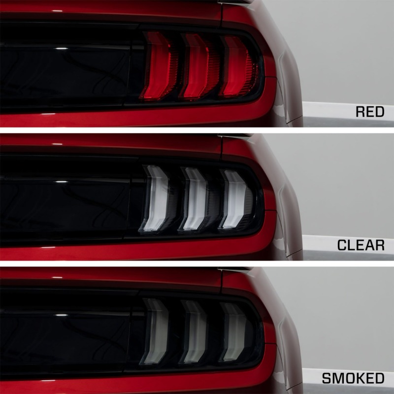 Ford Mustang Tail Lights - Rear - FORM Lighting - Sequential LED - Clear - `15-`23